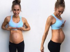 Veja a Barriga Sarada Desta Mulher aos 8 Meses de Gravidez