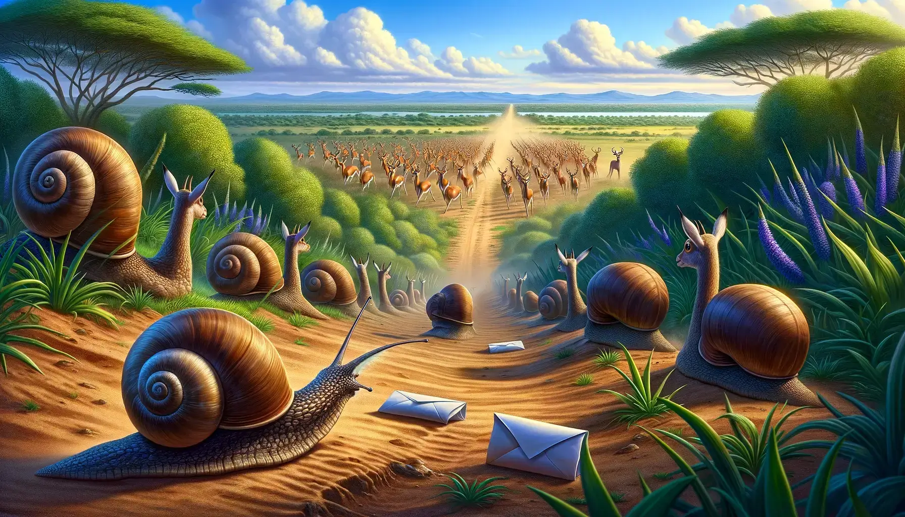 O Engenhoso Caracol e a Arrogante Impala – Conto Africano