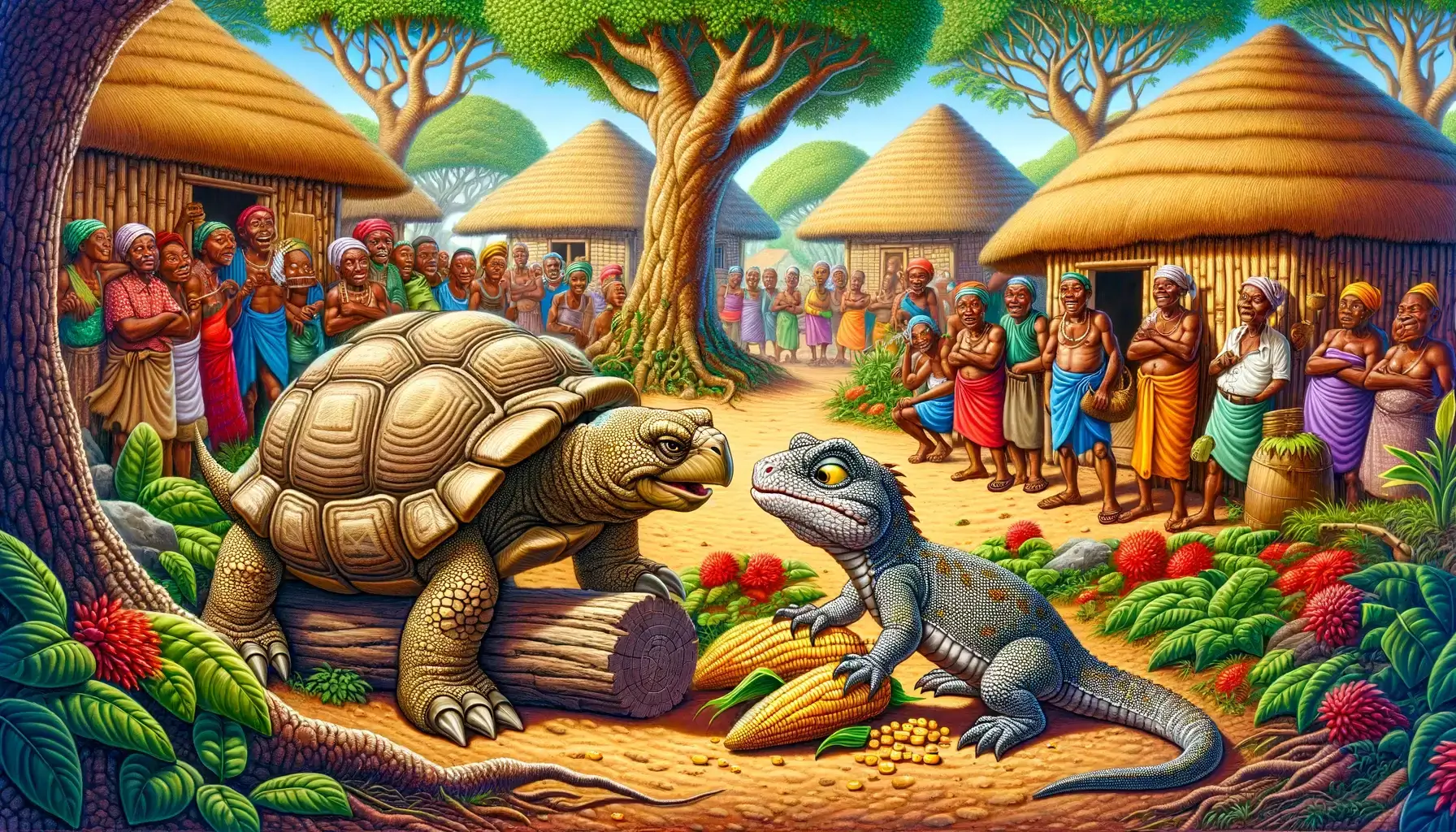 O cágado e o Lagarto – Conto Africano