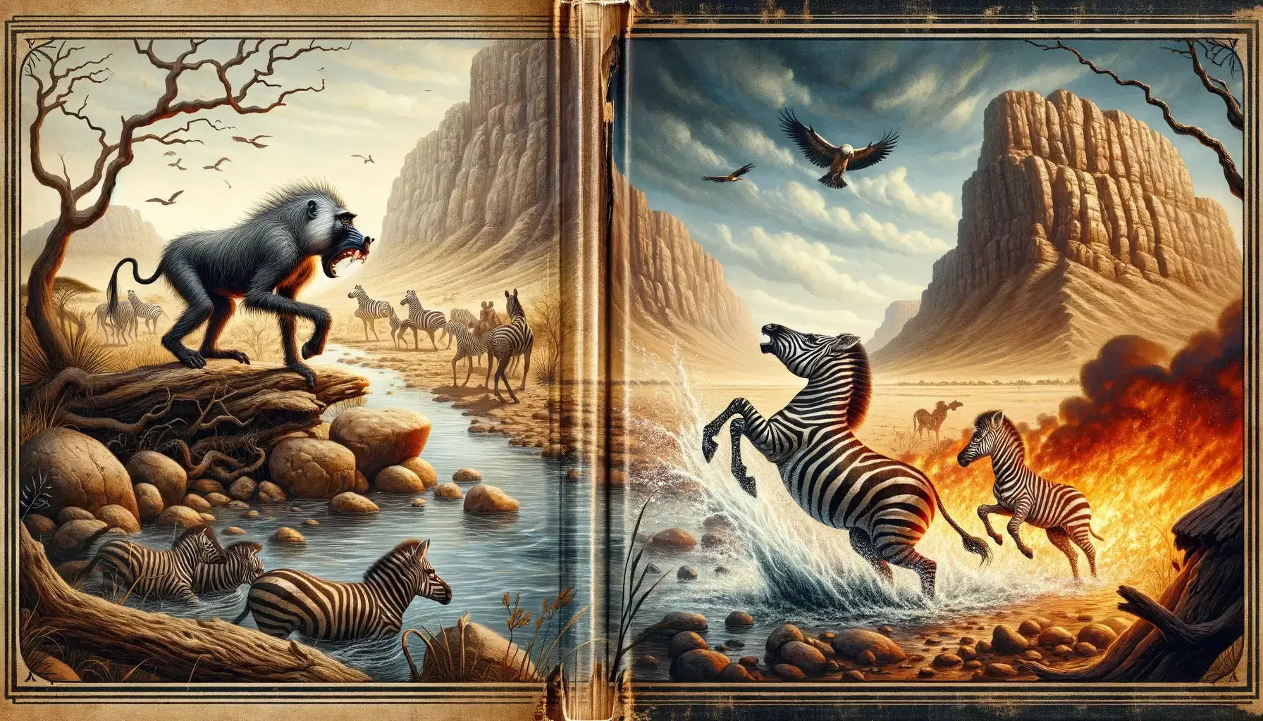 Como a Zebra Ganhou Suas Listras – Conto Africano