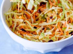 Salada de couve com cenoura