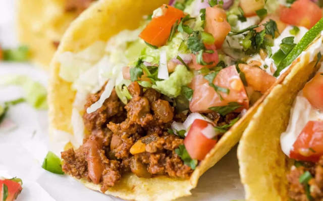 Tacos de carne-Receitas